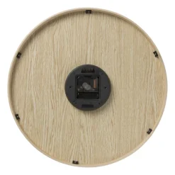 Wandklok hout look - bruin - ø41 cm