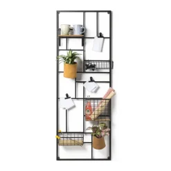 Wandrek XXL met clips - 55x150 cm - zwart