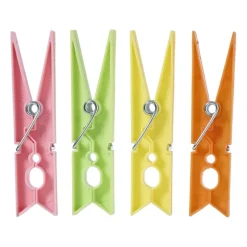 Wasknijpers - multikleur - set van 12