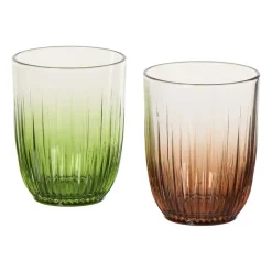 Waterglas halo - bruin - 350 ml