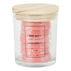 Waxmelts in pot - dark hibiscus - 6 stuks