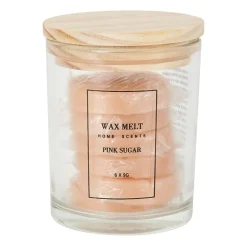 Waxmelts in pot - pink sugar - 6 stuks