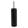 WC-borstel en houder metaal - zwart - 41 cm