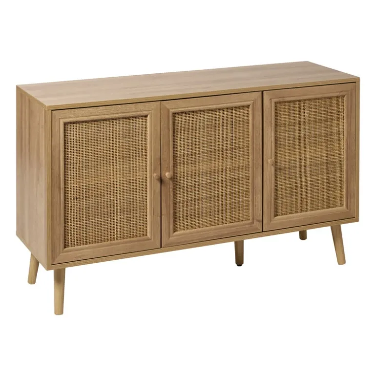 Webbing dressoir Batavia - bruin - 70x120x39 cm