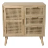 Webbing Java kast met 1 deur en 3 laden - 75x74.5x35 cm