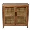 Webbing kast Bandung - bruin - 72x80.5x39 cm