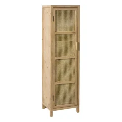 Webbing kast smal Bandung - naturel - 160.5x45x40.5 cm