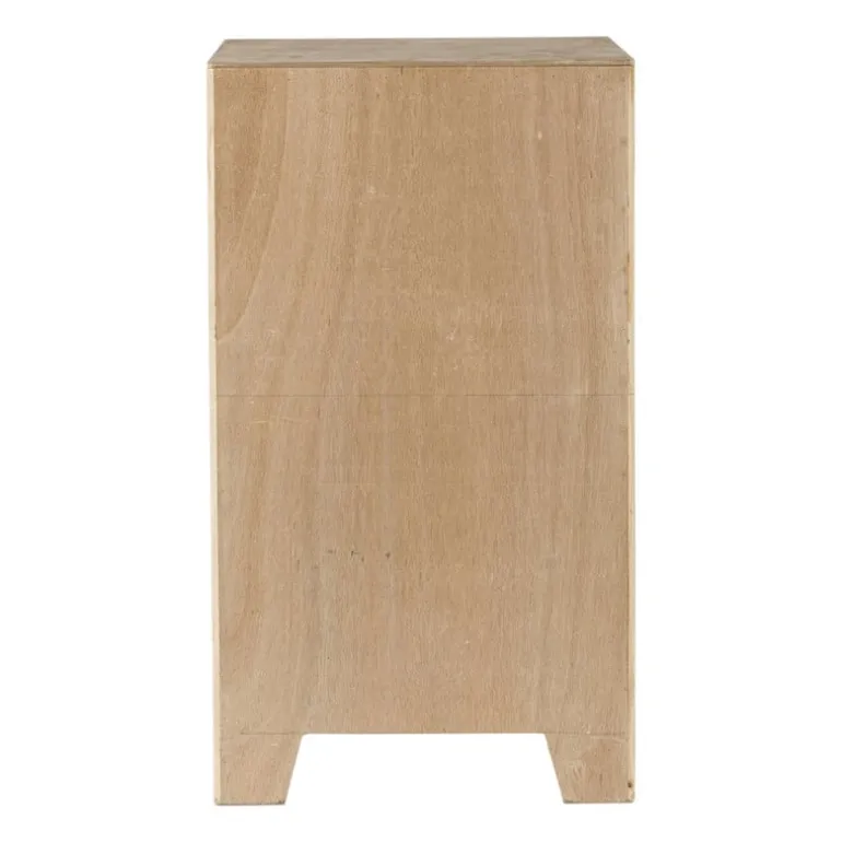 Webbing nachtkastje Bandung - naturel - 80.5x45x40.5 cm