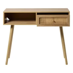 Webbing sidetable Batavia - bruin - 81x100x30 cm
