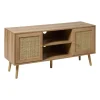 Webbing tv-meubel Batavia - bruin - 56.5x120x39 cm