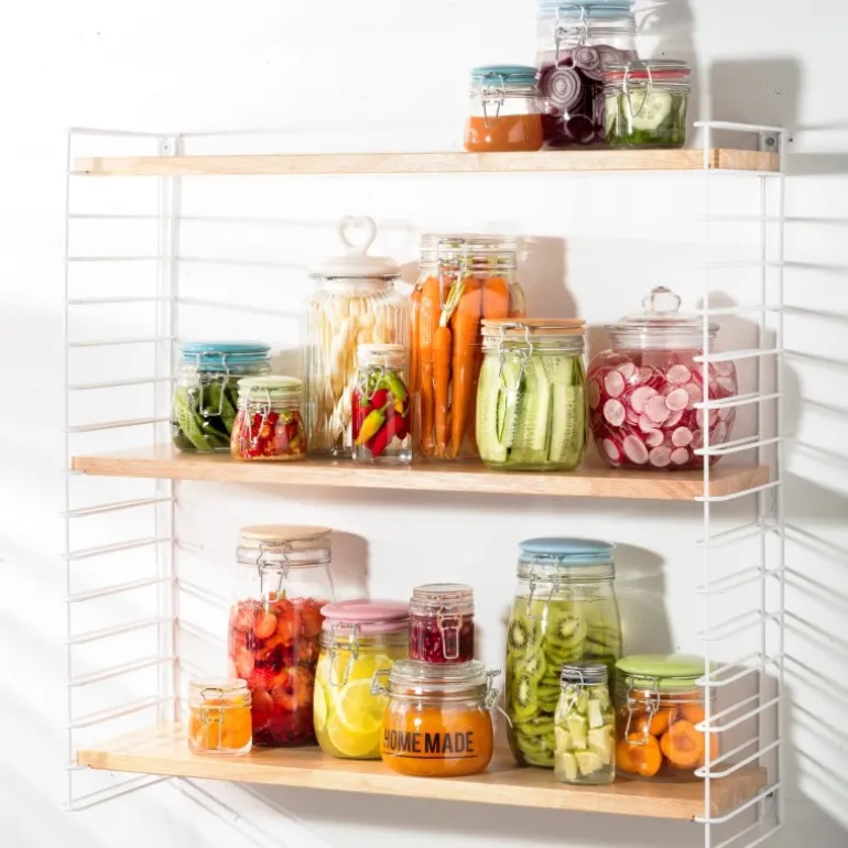 Weckpot met houten deksel - 0.75 L