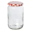 Weckpot rood witte deksel - 720 ml