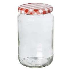 Weckpot rood witte deksel - 720 ml
