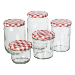 Weckpot rood witte deksel - 720 ml