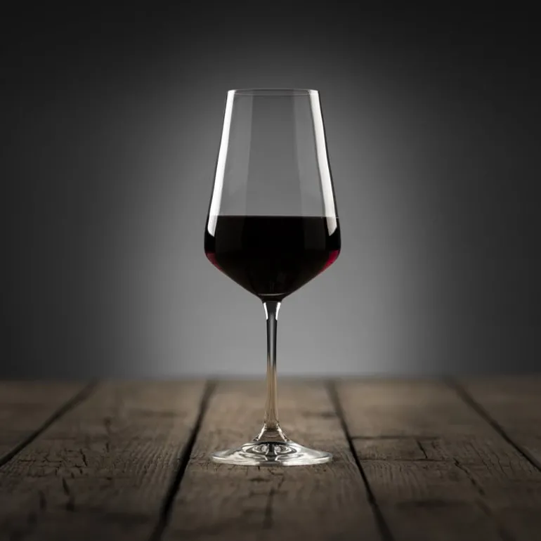 Wijnglas kristal - set van 4 - 450 ml