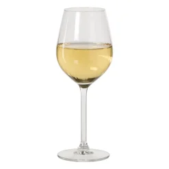Wijnglas plisse klein - transparant - 380 ml