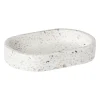 Zeepbakje Terrazzo - wit - 2x13x9 cm