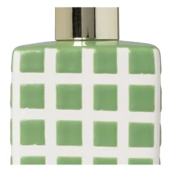 Zeeppompje blokjes - groen/wit - 15.8x7x7 cm