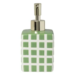 Zeeppompje blokjes - groen/wit - 15.8x7x7 cm