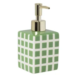 Zeeppompje blokjes - groen/wit - 15.8x7x7 cm