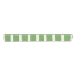 Zeepschaaltje blokjes - groen/wit - 1.3x15.8x8.3 cm