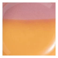 Zeepschaaltje duo - oranje/roze - ø11x2.2 cm