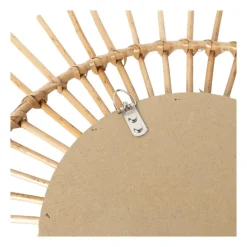 Zonnespiegel met rotan rand - ø55 cm