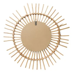 Zonnespiegel met rotan rand - ø55 cm