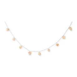 Zoutsteen lichtslinger - beige - 165 cm
